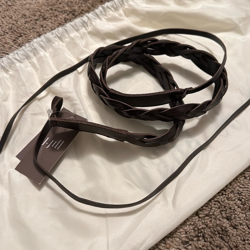 JJILL braided belt, self tie